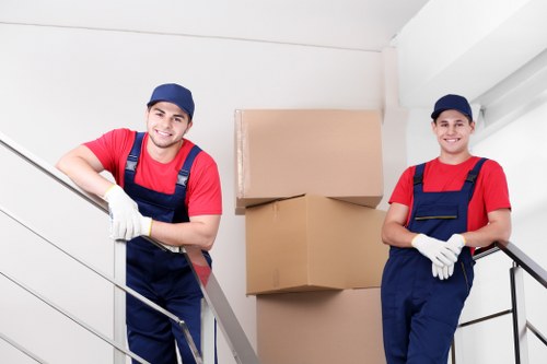Illustration representing a modern slavery compliance policy for a moving company